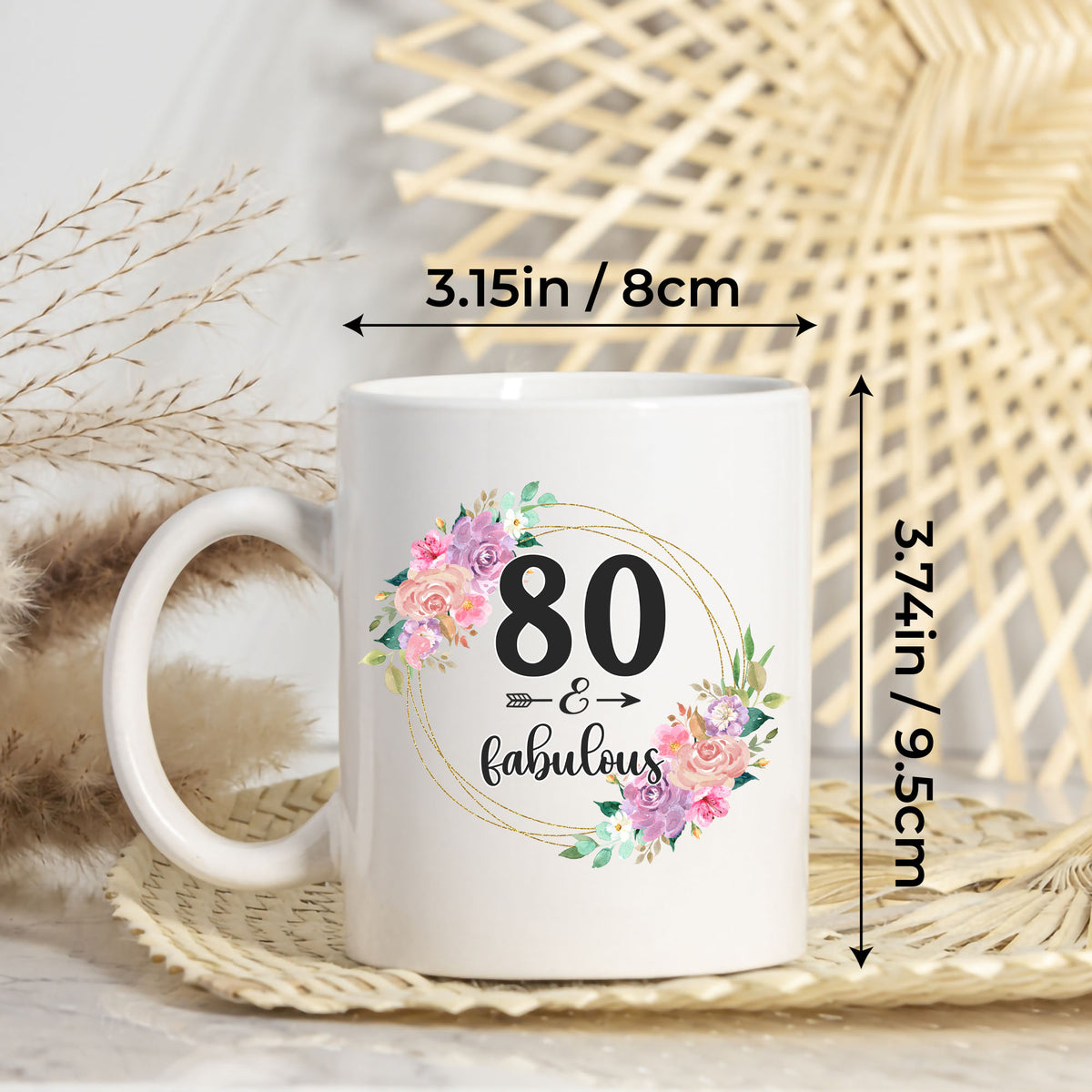 Personalized Grandma Birthday Gift Coffee Mug 11Oz - 15Oz