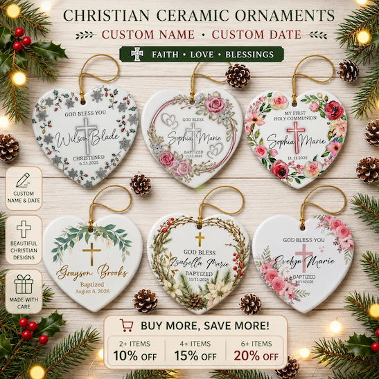Christian Ceramic Ornament