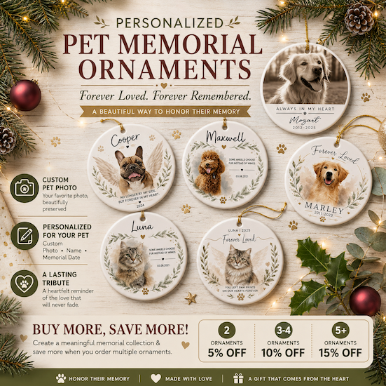 Pet Memorial Ornament