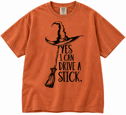 I Can Drive A Stick Halloween T Shirt