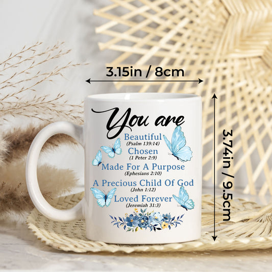 Personalized Christian Init Letter Gifts For Women Coffee Mug Religious