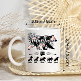 Personalized Init Letter Monogram Birthday Gifts For Mom From Daughters, Son,Kids Coffee