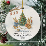 Personalized Baby's First Christmas Ornament 2025