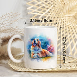 Personalized Gifts For Dog Pet Lovers Init Letter Mug 11Oz, Custom Image Photo & Name
