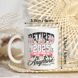 Personalized Gifts For Women Init Letter Custom Mug 11Oz Retirement Gift