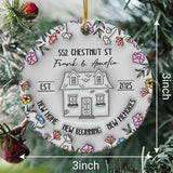 Personalized New Home Ornament 2025 Custom 3D Inflated Effect
