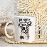 Personalized Gifts For Dog Pet Lovers Init Letter Mug 11Oz, Custom Image Photo & Name