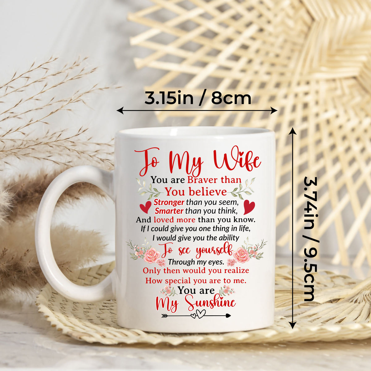 Personalized Customized Gift For Wife Custom Image Photo Coffee Mug 11Oz