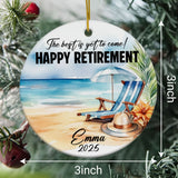 Personalized Retirement Ornament 2025