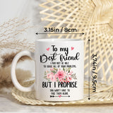 Personalized Customized Photo Mug For Bestie, Best Friends Custom Image Photo Coffee