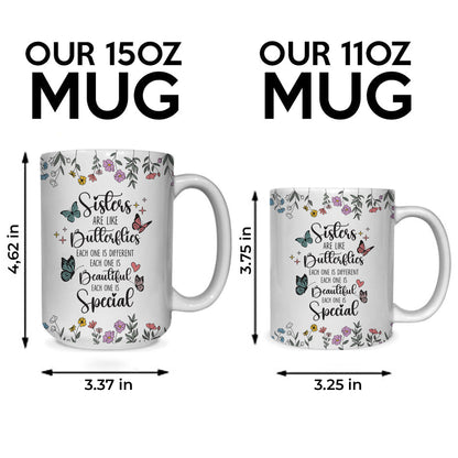 Personalized Sister Custom Name Coffee Mugs 11Oz 15Oz Birthday Christmas