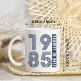 Personalized Customized Birthday Gifts Init Letter Coffee Mug 11Oz 15Oz