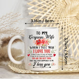 Personalized Customized Gift For Wife Init Letter Custom Coffee Mug 11Oz