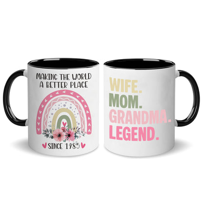 Personalized Wife Mom Grandma Legend Birthday Coffee Mug