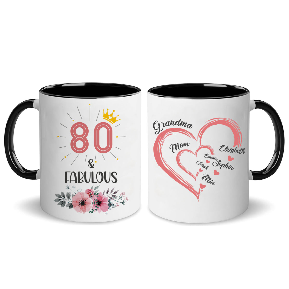 Personalized Grandma Fabulous Birthday Coffee Mug Gift 11Oz 15Oz