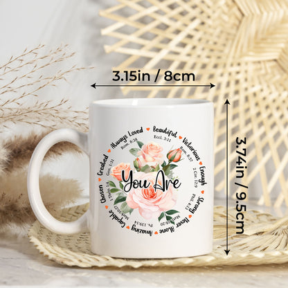 Personalized Christian Mug Gifts for Women Init Letter Mug 11Oz Religious Mug
