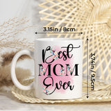 Personalized Gifts For Women Init Letter Custom Mug 11Oz, Birthday Gifts For Mom