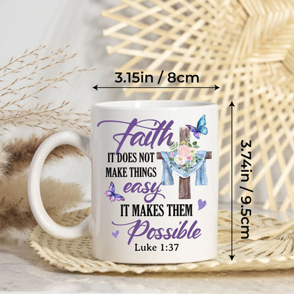 Personalized Customized Christian Gifts Init Letter Religious Mug Custom Name