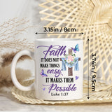 Personalized Customized Christian Gifts Init Letter Religious Mug Custom Name