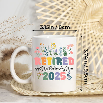 Retirement Gift For Woman Personalized Init Retire Coffee Mug 11Oz