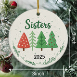Personalized Sister Ornament 3D Inflated Effect, Gift For Sister Christmas Ornament 2025