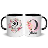 Personalized Monogram 30th 40th 50th... Birthday Coffee Mug 11Oz 15Oz