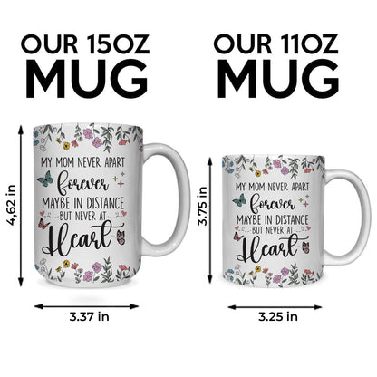 Personalized Distance State Coffee Mug Mothers Birthday Gift