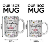 Personalized Choose States Names Grandma And Granddaughter Coffee Mug