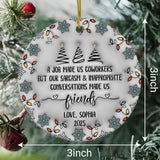 Personalized Ornament 3D Inflated Effect Coworker Gifts For Women