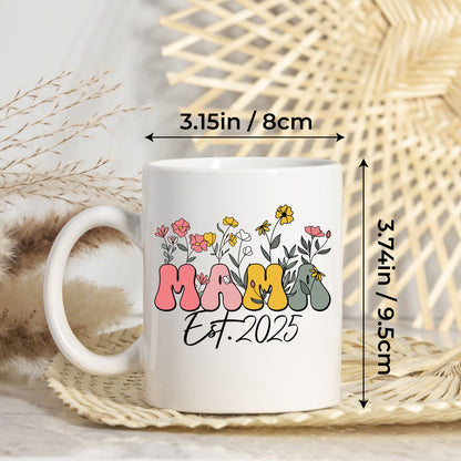 Personalized Init Letter Custom Mug 11Oz, New Mom Gifts For Women, Woman