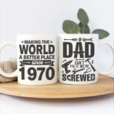 Personalized Birthday Gifts For Dad Coffee Mug 11Oz 15Oz