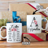 Personalized Christian Gifts For Women Init Letter Coffee Mug 11Oz