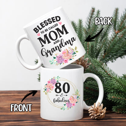 Personalized Grandma Birthday Gift Coffee Mug 11Oz - 15Oz