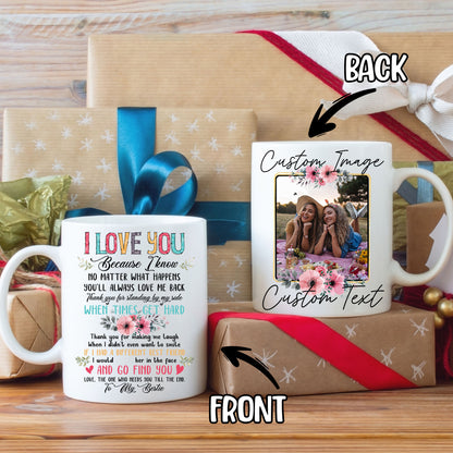 Personalized Customized Photo Mug For Bestie Custom Image Photo Coffee Mugs 11Oz
