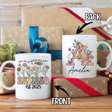 Personalized Customized Retirement Gift For Woman Init Letter Custom Coffee Mug 11Oz Retirement