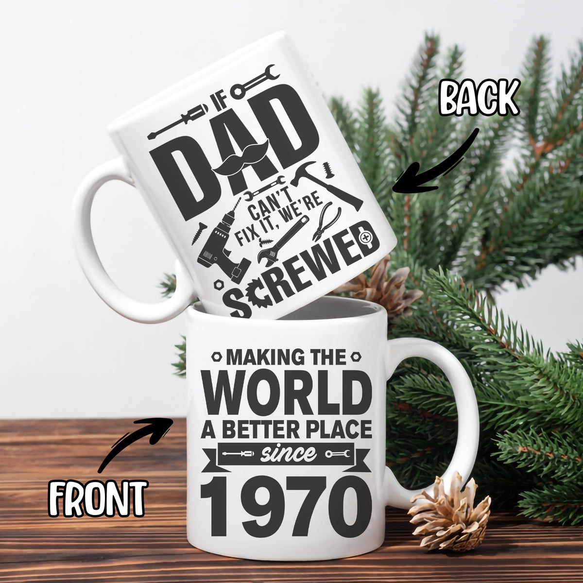 Personalized Birthday Gifts For Dad Coffee Mug 11Oz 15Oz