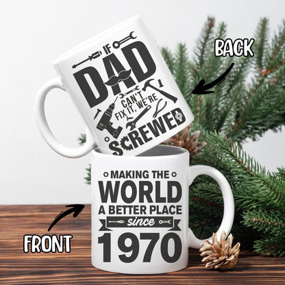 Personalized Birthday Gifts For Dad Coffee Mug 11Oz 15Oz