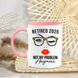 Personalized Customized Retirement Gift For Woman Init Letter Custom Coffee Mug 11Oz