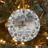 Personalized Custom Family Photo Ornament 2025 3D Inflated Effect