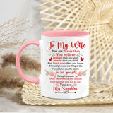 Personalized Customized Gift For Wife Custom Image Photo Coffee Mug 11Oz