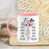 Personalized Christian Gifts For Women Init Letter Coffee Mug 11Oz