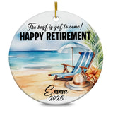 Personalized Retirement Ornament 2025