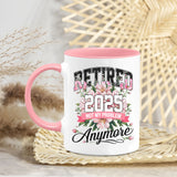 Personalized Gifts For Women Init Letter Custom Mug 11Oz Retirement Gift