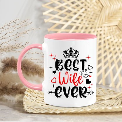 Personalized Customized Gift For Wife Init Letter Custom Coffee Mug 11Oz Gifts For Wife