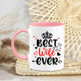 Personalized Customized Gift For Wife Init Letter Custom Coffee Mug 11Oz Gifts For Wife