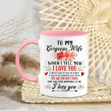 Personalized Customized Gift For Wife Init Letter Custom Coffee Mug 11Oz