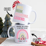 Personalized Wife Mom Grandma Legend Birthday Coffee Mug