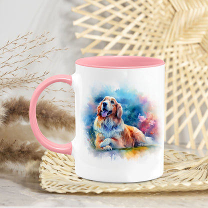 Personalized Gifts For Dog Pet Lovers Init Letter Mug 11Oz, Custom Image Photo & Name