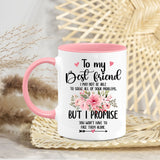 Personalized Customized Photo Mug For Bestie, Best Friends Custom Image Photo Coffee
