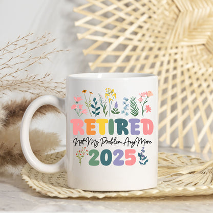 Retirement Gift For Woman Personalized Init Retire Coffee Mug 11Oz